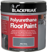 Blackfriar Polyurethane Floor Paint Mid-Grey Semi-Gloss Finish 2.5Ltr