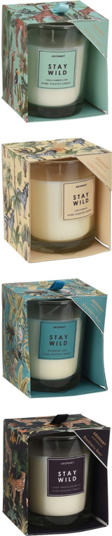 Candle In Glass Jar Assorted Scents