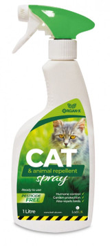 Organ-X Cat And Animal Repellant Spray Pesticide Free 1Ltr