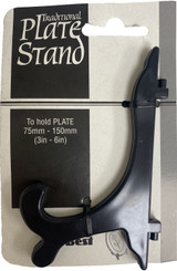 Best Black Plate Stand To Fit 75mm-150mm (3"-6") Plates