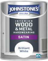 Johnstones Satin Brilliant White 750ml