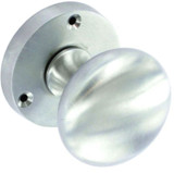 60mm Satin Mortice Knobs Set