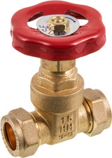 Securplumb 22mm Brass Gate Valve 