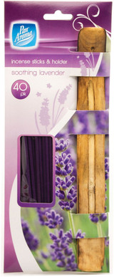 Pan Aroma Lavender Incense Sticks and Holder 40pk