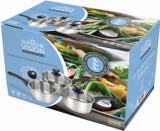 3Pce S/S Set Sauce Pans