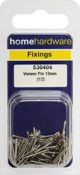 Home Hardware  Carpenters Veneer Pins 13mm / 0.5" 