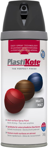 Plasti-kote Super Acrylic 400ml Black