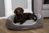 Scruffs Grey Cosy Dog Bed 90x70cm