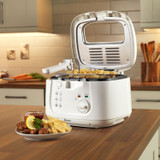 Swan Square Fryer White 2.5L