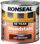 Ronseal 10 Year Woodstain Deep Mahogany 250ml 