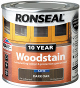 Ronseal 10 Year Woodstain Dark Oak 250ml