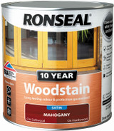 Ronseal 10 Year Woodstain Mahogany 750ml