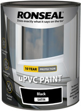 Ronseal UPVC Paint Black 750ml