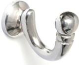 Renaissance Ball End Small Tie Back Chrome pk2