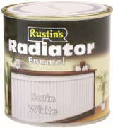 Rustins Quick Dry White Radiator Enamel Satin 250ml 