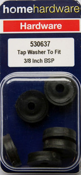 Home Hardware  Tap Washers To Fit 9mm / 3/8" BSP Pack of 6