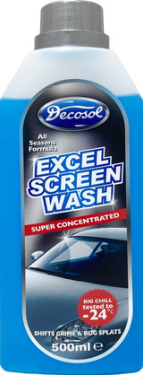  Decosol Excel Screen Clean Works Down To -24C Concentrated 500ml 
