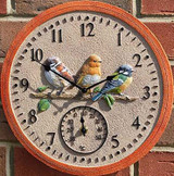 Outside In Birdwood Wall Clock