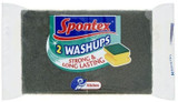 Spontex Strong & Long Lasting Kitchen Washups Pack of 2 