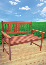 2 Seater Meranti Hardwood Bench