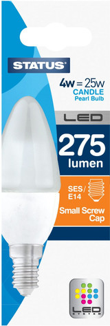 Candle LED SES Warm White Bulb 3w=25w