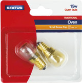 Status 15w Oven Bulb SES pk2