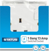 Status 1 Gang Switched Socket