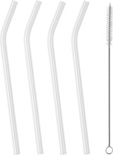 Glass Straws with Brush (4)