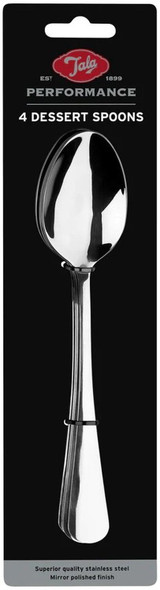 Stainless Steel Set of 4 Dessert Spoons