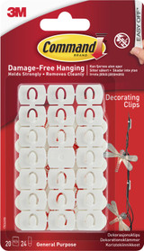 Command Decorating Clips Pack of 20