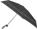 Totes Compact Flat Umbrella in Assorted Patterns