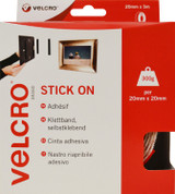Velcro stick on tape 20mmx5m WHITE