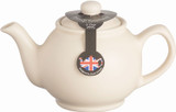 P&K Matt Cream 2 Cup TeapotP&K Matt Cream 2 Cup Teapot