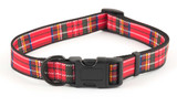 Ancol Tartan Nylon Adjustable Collar 30-50cm