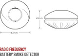 Hispec Compact Interlinked Smoke Alarm