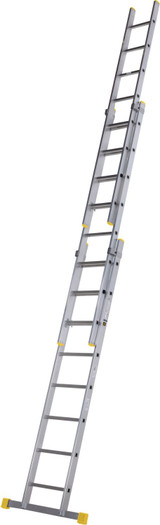 Werner Trade 3 Part Extension Ladder 2.45 To 6.38m