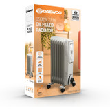 Daewoo 1500W Oil Filled Heater 3 Heat Settings