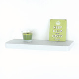 Arran Floating Shelf Kit Matt White 800mm