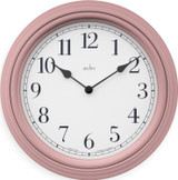 Acctim Devonshire Dusty Rose Wall Clock 28cm