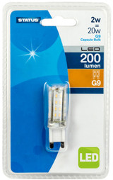 Status LED G9 2w Clear Light Bulb