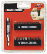 Black+Decker 21 Piece Screwdriver Accessory Set 