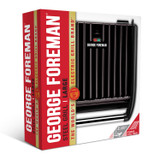 George Foreman Large Steel Grill Black