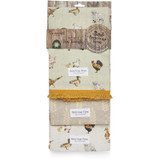 Cooksmart Buttercup Farm 3 Packk Tea Towels