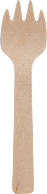 Mini Fork Birch Wood Set 30 Pack