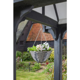 Smart Garden Hanging Basket Rattan Kikuyu 14"