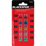 Blackspur Mini Car Blade Fuse Assortment Pack of 10