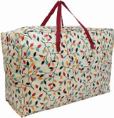 W Brown Floral Laundry Bag Assorted Pattern 74x48x28cm