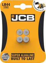 JCB Button Cell LR44 pk4