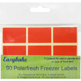 Freezer Labels Assorted Colour 90 Pack