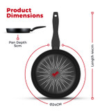 Tower Forged Smart Start Frying Pan 24cm